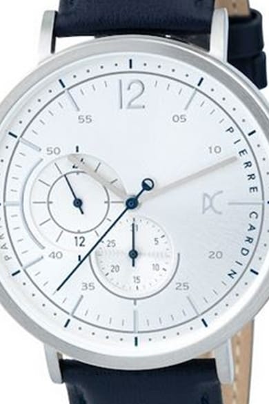 Pierre Cardin Мултифункционален часовник с кожена каишка Мъже