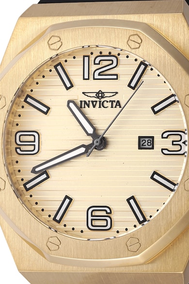 Invicta Аналогов часовник със силиконова каишка Мъже
