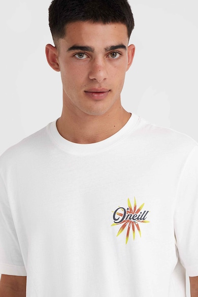 O'Neill Tricou de plaja cu imprimeu logo si tropical Barbati