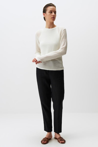 JIMMY KEY Kerek nyakú pulóver azsúros dizájnnal női