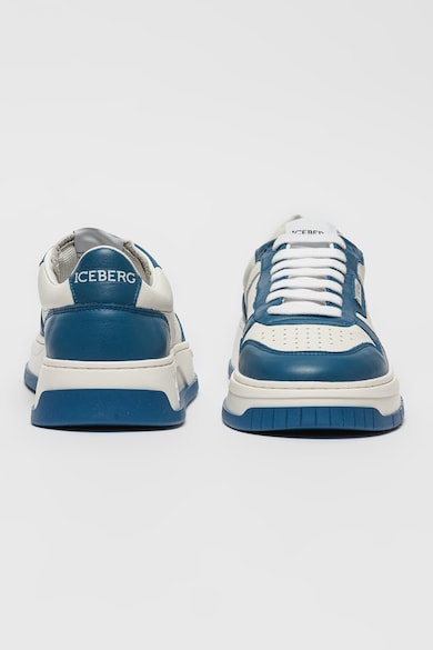 Iceberg Спортни обувки от кожа с контрасти Мъже