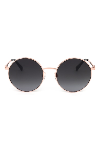 Love Moschino Овални слънчеви очила с метална рамка Жени