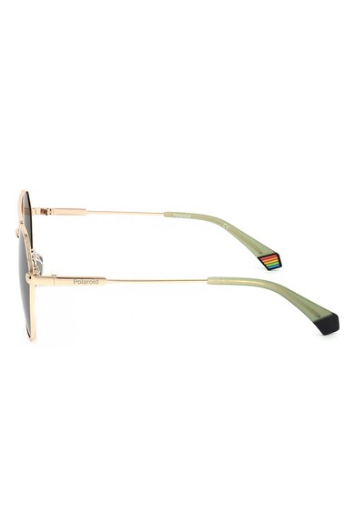 Polaroid Ochelari de soare unisex cu lentile polarizate si rama metalica Femei