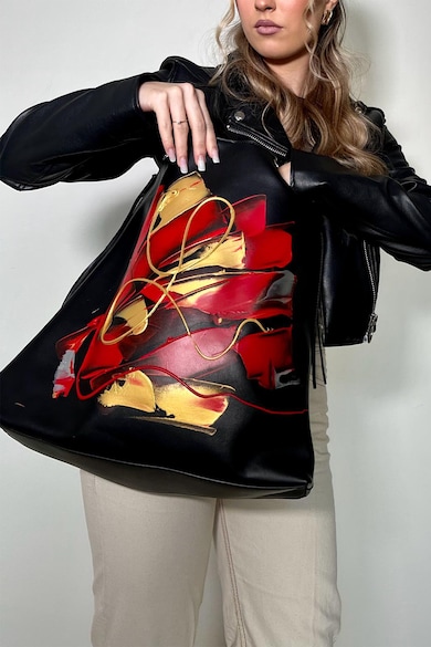 Tessuto. Kézzel festett műbőr táska női