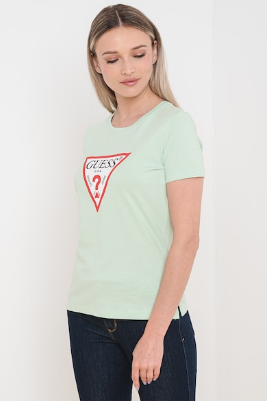 GUESS Памучна тениска с лого Жени