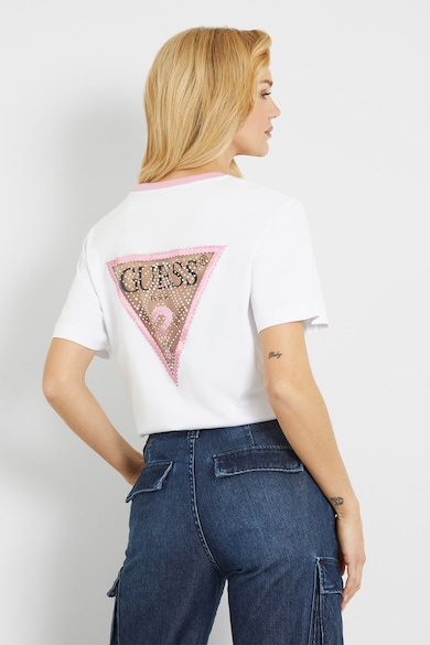 GUESS Тениска с мрежест панел на гърба Жени