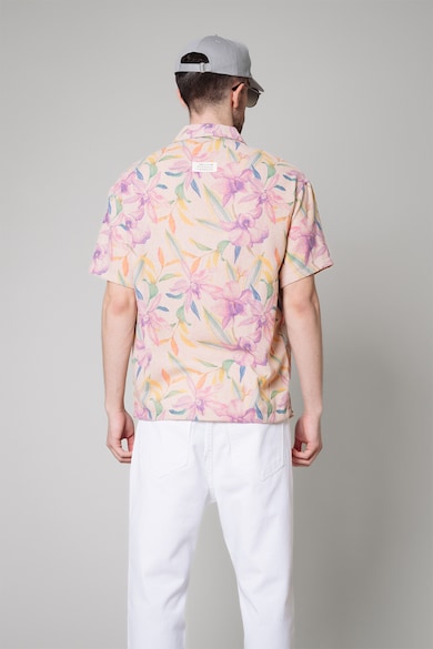 uFIT Флорална памучна риза с къси ръкави Мъже