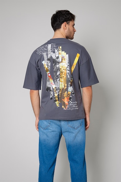 uFIT Памучна тениска с принт Мъже