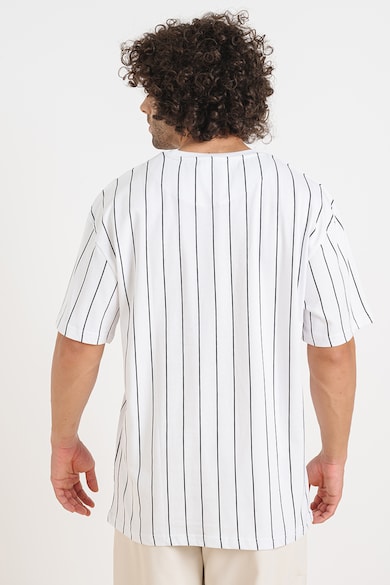 Karl Kani Раирана памучна тениска с овално деколте Мъже