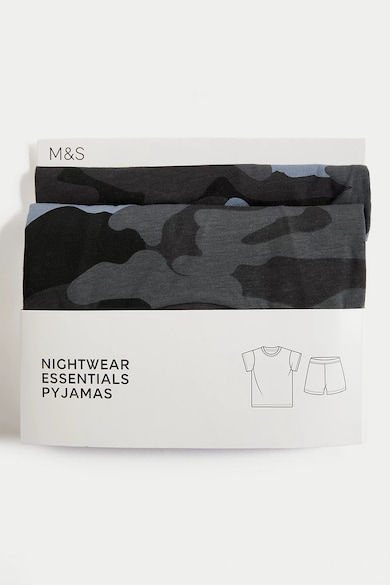 Marks & Spencer Pijama scurta cu imprimeu camuflaj Baieti