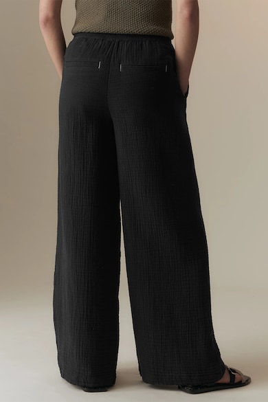 Marks & Spencer Памучен панталон с широк крачол Жени