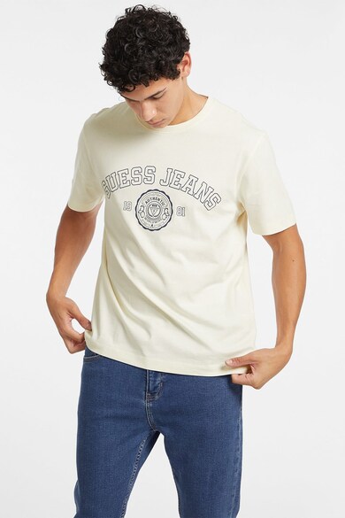Guess T-shirt V4BI08 K8FQ4 Bianco Boxy Fit Guess T-shirt V4BI08 K8FQ4 Bianco Boxy Fit