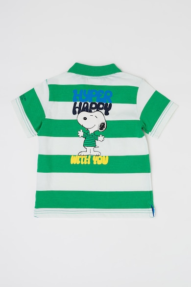 United Colors of Benetton Памучна тениска с яка Момчета