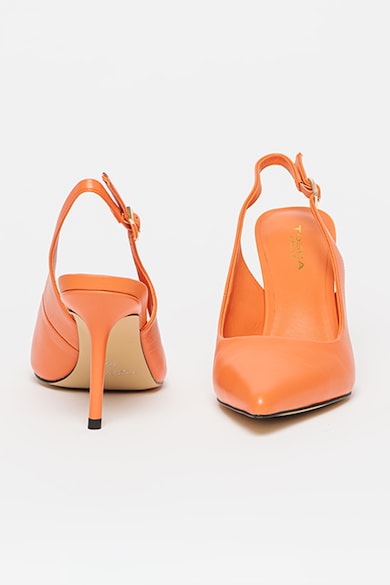 Tosca Blu Кожени обувки с ток стилето и отворена пета Жени