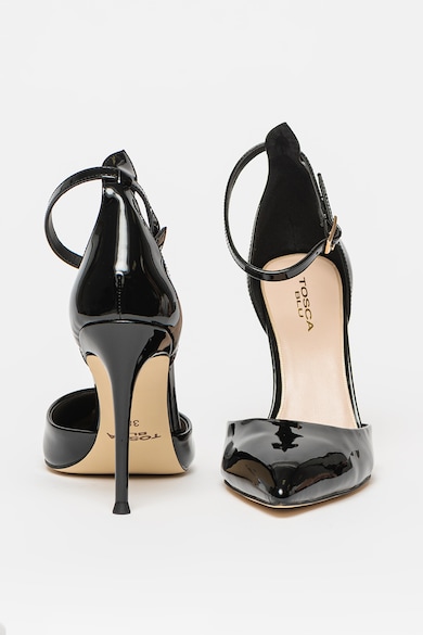 Tosca Blu Lakkozott hatású magas sarkú műbőr cipő női