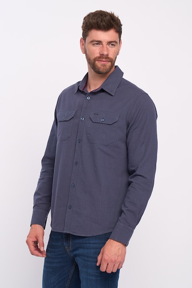 Lee Cooper Памучна риза с пришити джобове на гърдите Мъже