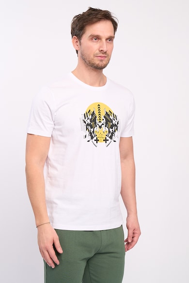 KVL by KENVELO Тениска с овално деколте и шарка Мъже
