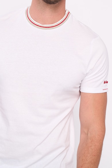 Lee Cooper Kerek nyakú póló kontrasztos részletekkel férfi
