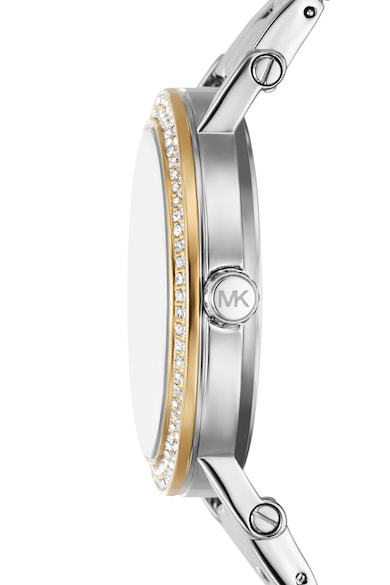 Michael Kors Двуцветен часовник от неръждаема стомана с кристали Жени