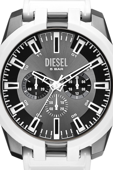 Diesel Часовник с хронометър и силиконова каишка Мъже