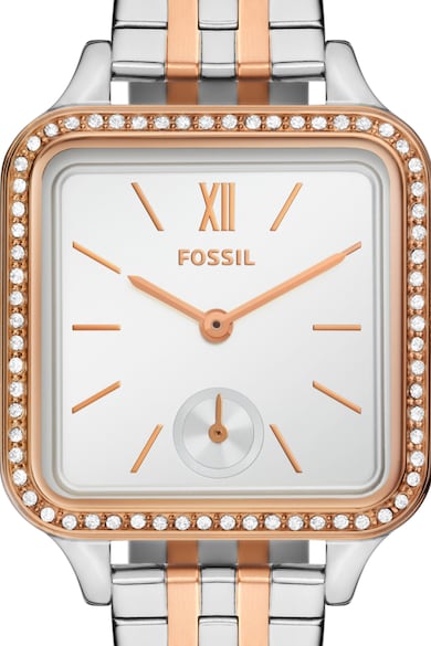 Fossil Часовник от неръждаема стомана с 3 стрелки Жени