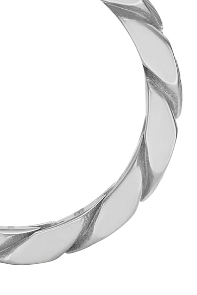 Fossil Rozsdamentes acél uniszex gyűrű láncos dizájnnal női