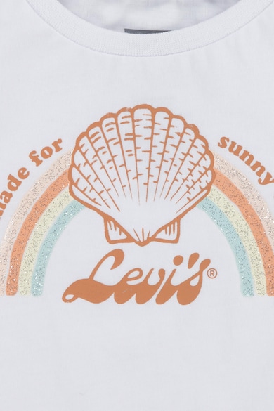 Levi's Комплект с лого и райе - 2 части Момичета