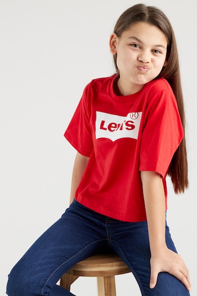 Levi's Tricou din bumbac cu imprimeu logo Fete