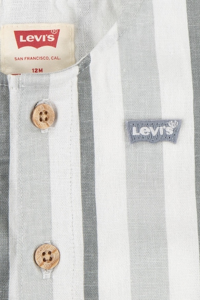 Levi's Lentartalmú csíkos overall és halászsapka Fiú