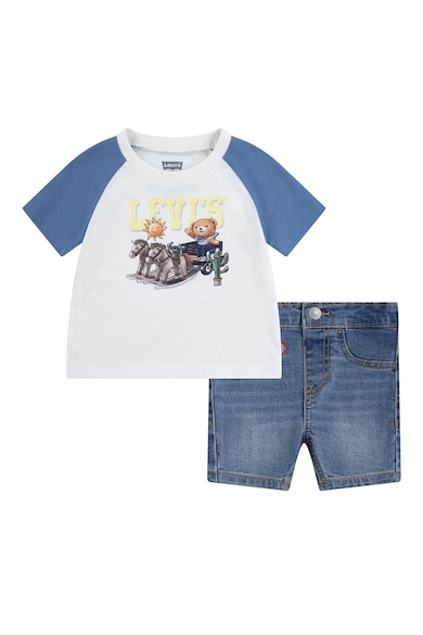 Levi's Тениска с лого и къси дънки Момчета