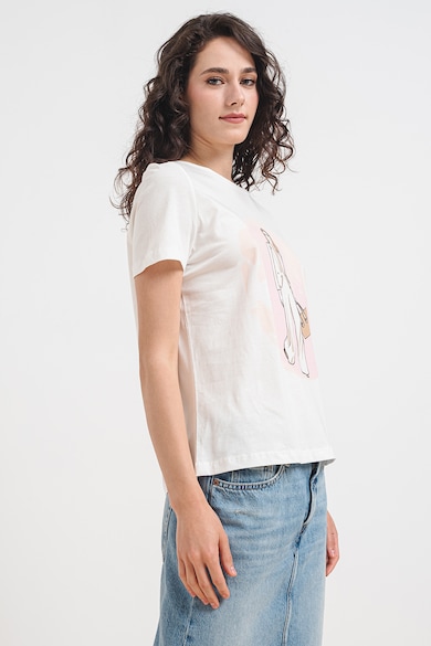 Vero Moda Petra mintás organikuspamut póló női