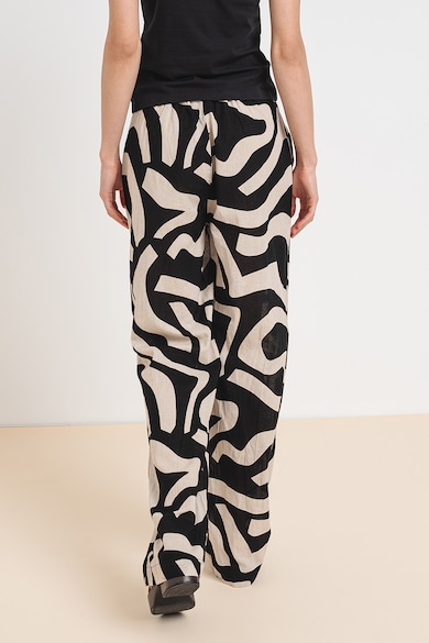 Vero Moda Панталон Magnete с лен и широк крачол Жени