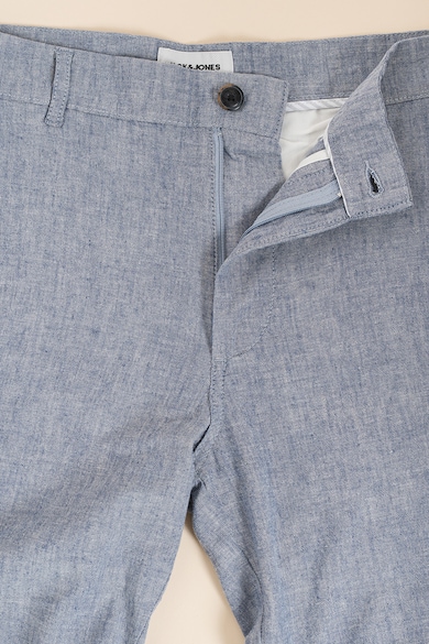 Jack & Jones Къс панталон чино с лен със скосени джобове Мъже