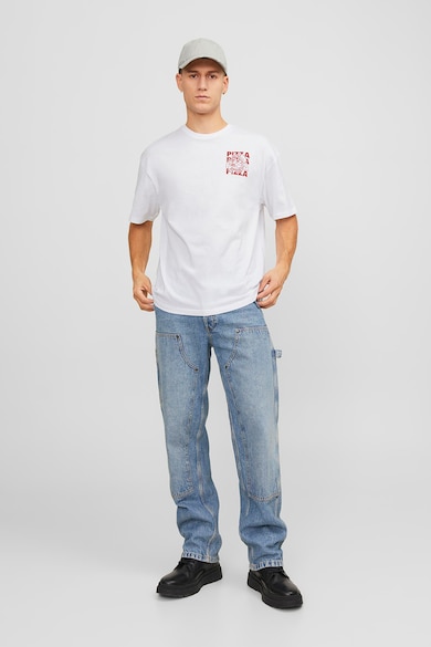 Jack & Jones Тениска от памук с шарка на гърба Мъже