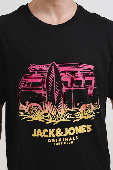 Jack & Jones Тениска Raruba с графика и лого Мъже