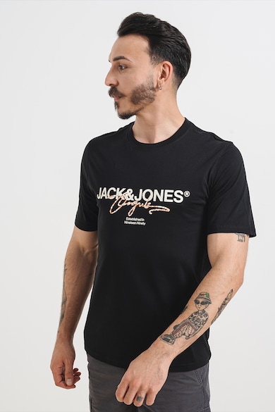 Jack & Jones Памучна тениска Aruba с овално деколте, 2 броя Мъже