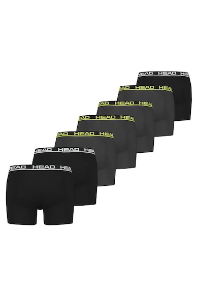 Head Set de boxeri din amestec de bumbac cu banda logo in talie - 7 perechi Barbati