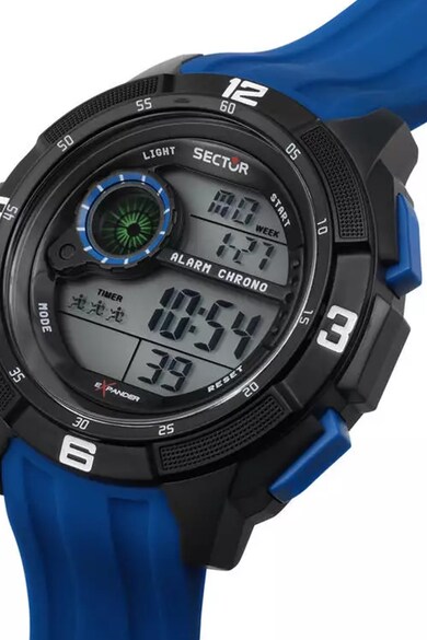 Sector Цифров часовник със силиконова каишка Мъже