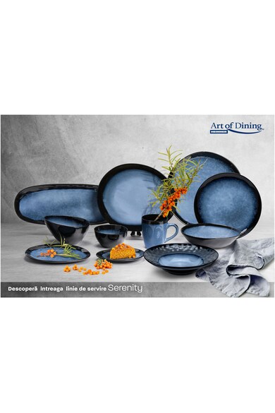Art of dining by HEINNER Комплект от 4 плата Art of dining by Heinner Serenity, Керамика, 38X15 см Мъже