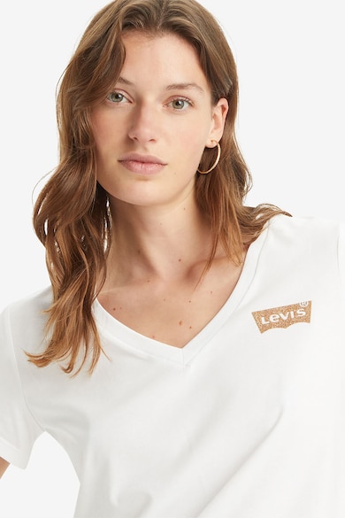 Levi's V-nyakú pamutpóló női