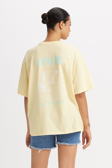 Levi's Свободна памучна тениска с графика Жени