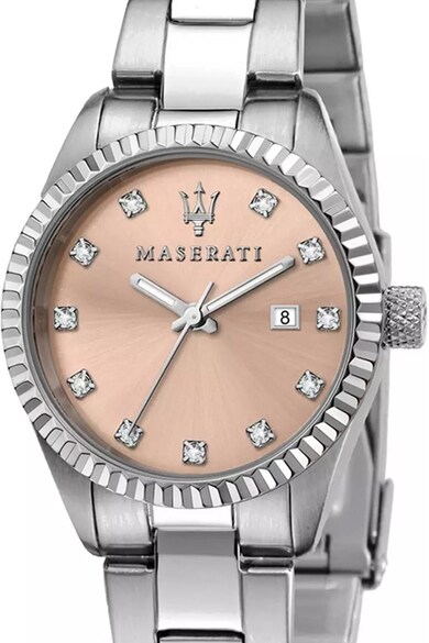 Maserati Часовник от неръждаема стомана с циркони Жени