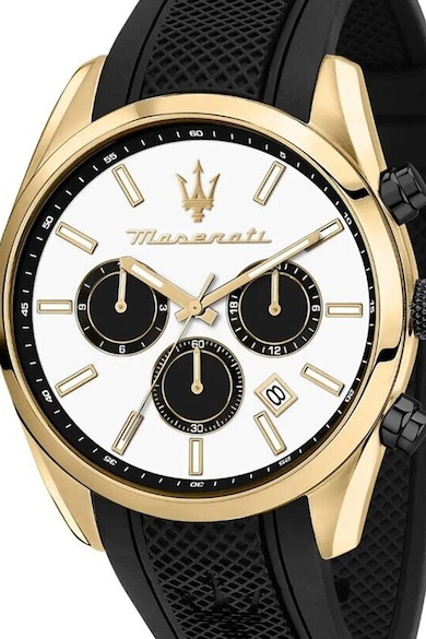 Maserati Часовник с хронометър и силиконова каишка Мъже