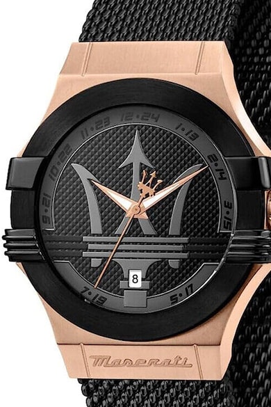 Maserati Часовник от неръждаема стомана с лого Мъже