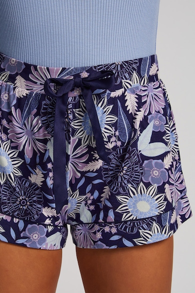 Hunkemoller Pijama cu pantaloni scurti si imprimeu floral Femei