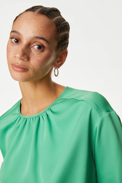 Marks & Spencer Сатинирана блуза с паднали ръкави Жени