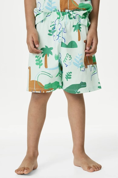 Marks & Spencer Pijama de bumbac cu imprimeu grafic Baieti