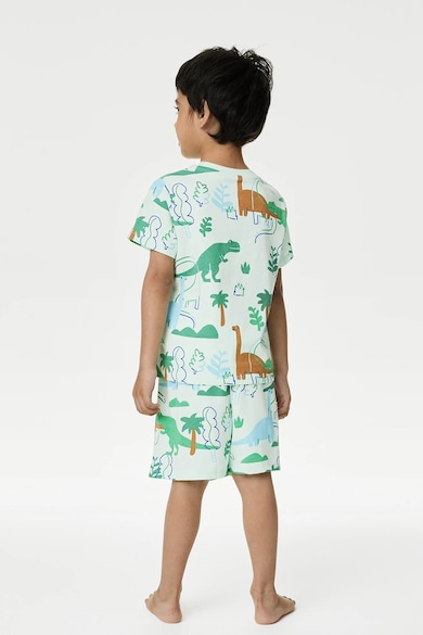 Marks & Spencer Памучна пижама с принт Момчета