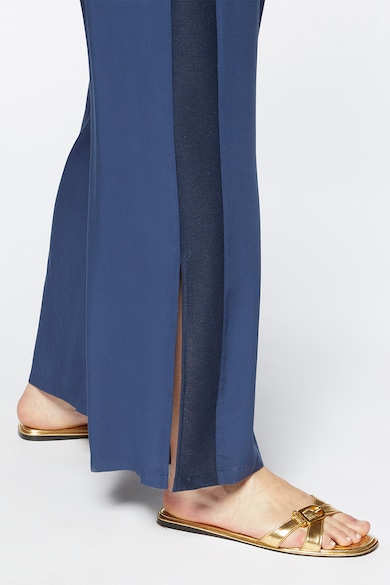 Fiorella Rubino Bő szárú nadrág hasítékokkal a szárvégeken női