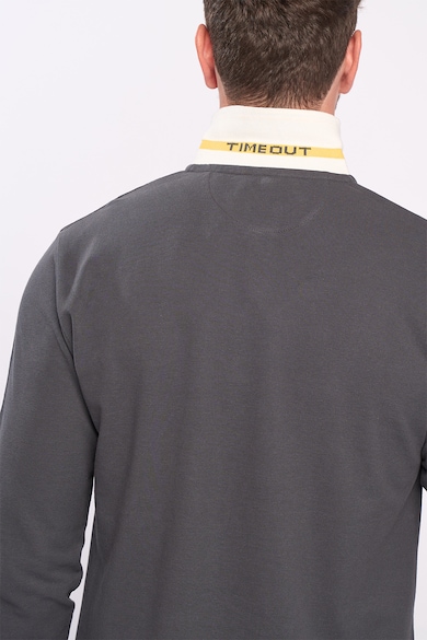 Timeout Galléros póló csíkos részlettel férfi